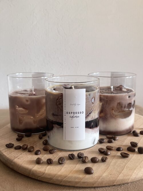 Bougie cire gel et soja iced coffee